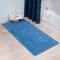 Hastings Home 100-percent Cotton Bathmat 24x60 Long Bathroom Runner, Reversible, Soft, Absorbent, Rug, Blue 747783COF - alternate 1